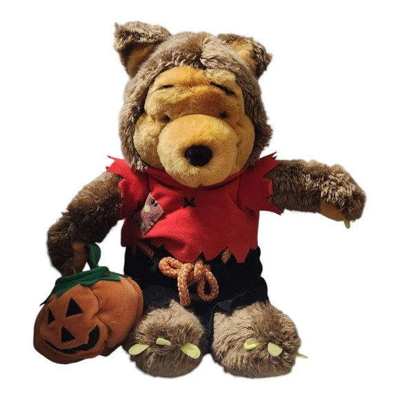 Winnie The Pooh Plush Werewolf Costume Disney Store 12" - Picture 1 of 8